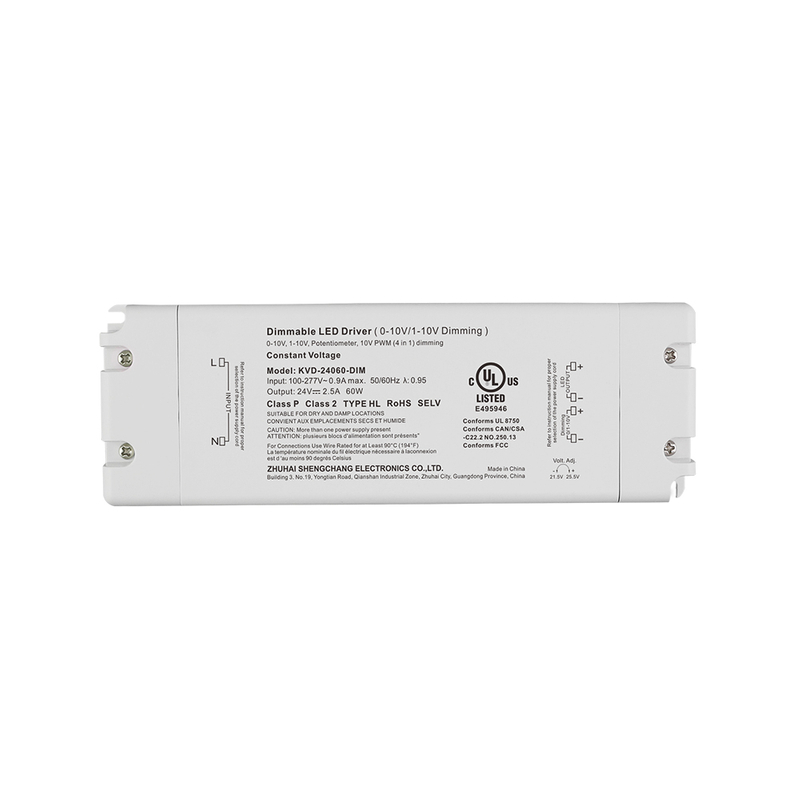 适用于 Lutron 调光器的 60W CV 0-10V 可调光 LED 电源