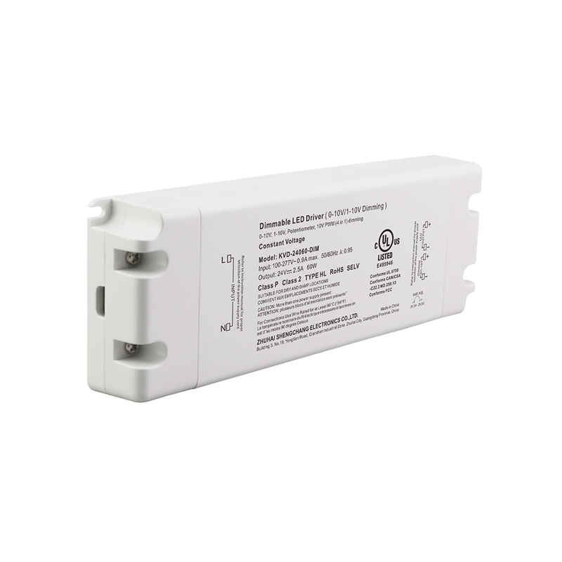 适用于 Lutron 调光器的 60W CV 0-10V 可调光 LED 电源