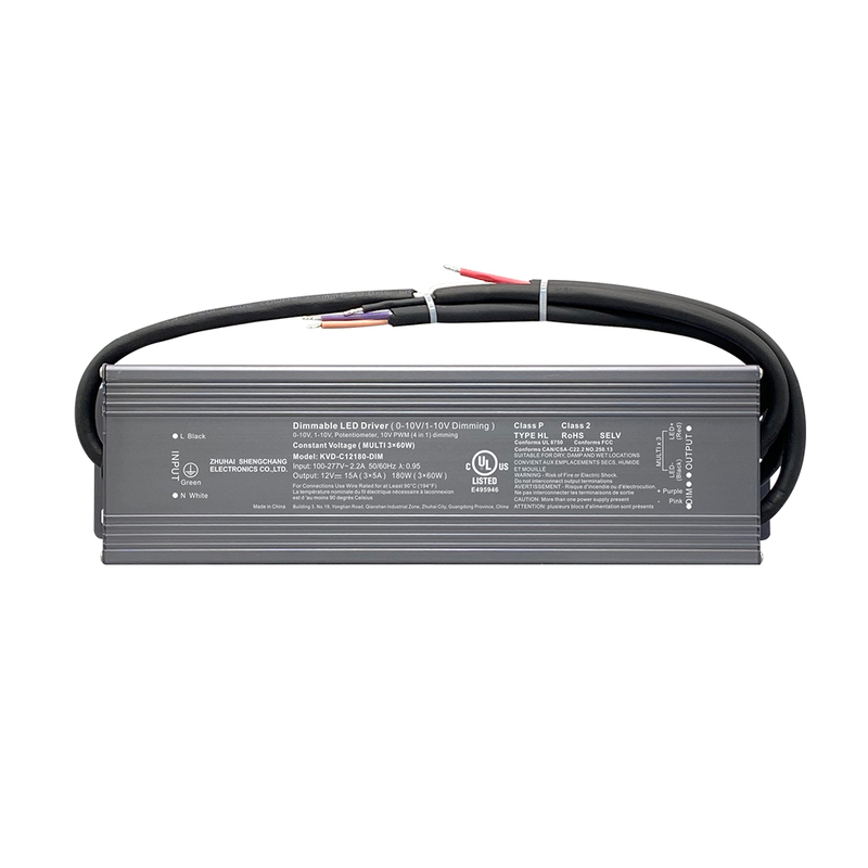 Class 2 180W 192W 288W 300W 384W CV 0-10V 可调光 LED 照明电源