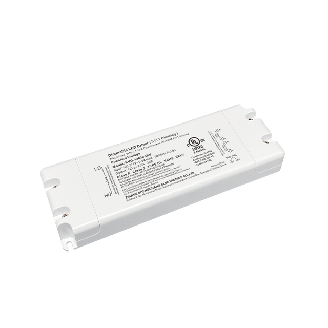 30W Triac 0-10V 可调光 LED 驱动器 CV 100 交流至 12v 24v 36v 48v 直流输出