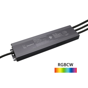 800W CV RGB CCT DMX LED 驱动器，适用于 RGBWW RGBW 或 5 组白色灯条 LED 模块灯输入 12V-48V DC