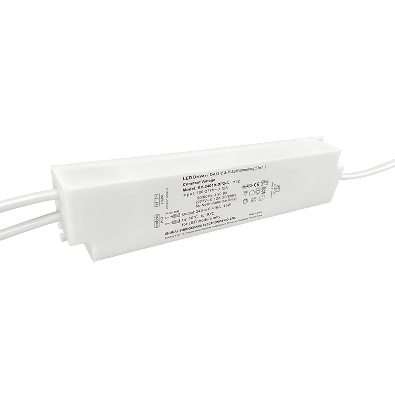 DP2 10W 20W CV DALI 2 Push LED 驱动器，带 PVC 绝缘线