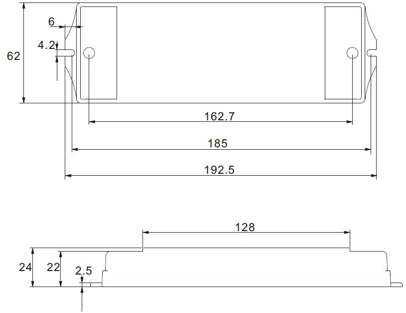 60W  CV CW DMX512 LED 驱动器 12Vdc 24Vdc 36Vdc 48Vdc (9)