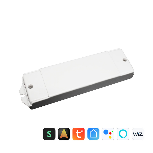 20W 调光 CCT 1 - 2 通道 BLE Casambi 恒流 LED 驱动器 0 - 650mA 6 - 42 V 用于 LED 面板