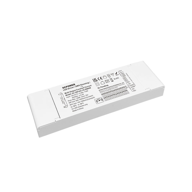 100W 500mA-2500mA 12V-93V DC 恒流调光 3 4 通道 RDM DMX RGB RGBW LED 驱动器