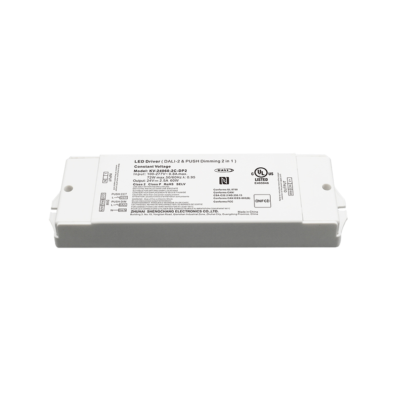 DP2 60W CV CCT DALI 2 推可调光 LED 驱动器 12V 24V 36V 48V DC